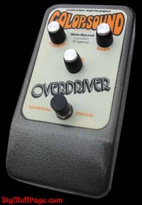 Colorsound Overdriver with white label